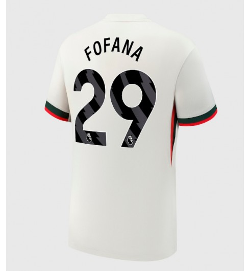 Moške Nogometnih dresov Chelsea Wesley Fofana #29 Gostujoči 2025-26 Kratki rokavi Moške Nogometnih dresov Chelsea Wesley Fofana #29 Gostujoči 2025-26 Kratki rokavi